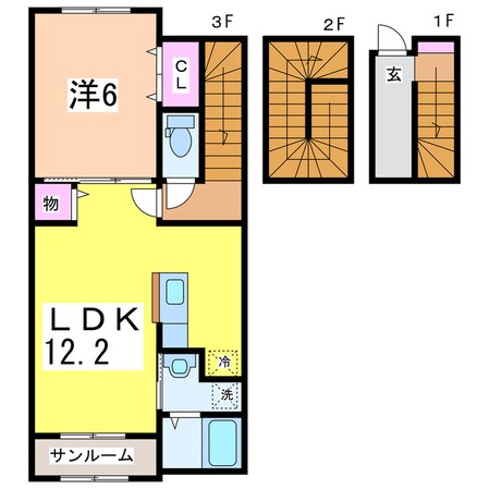 ペルトⅠの物件間取画像